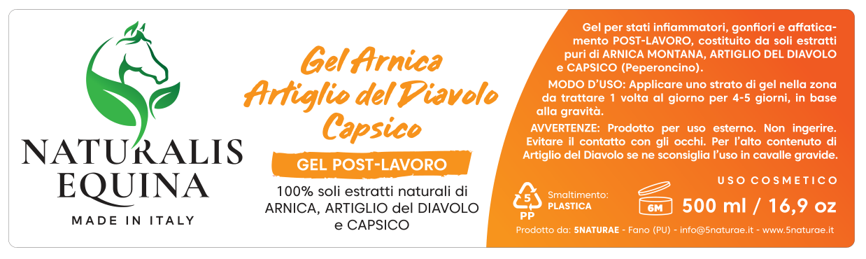 POST LAVORO ARNICA + ARTIGLIO "Naturalis Equina"
