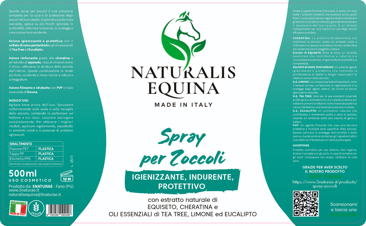 Spray protettivo zoccoli