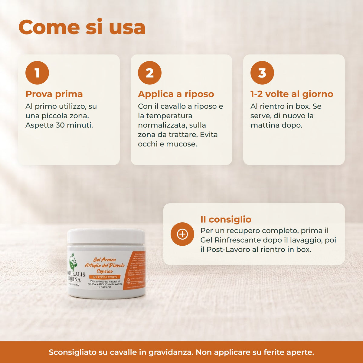 POST LAVORO ARNICA + ARTIGLIO "Naturalis Equina"